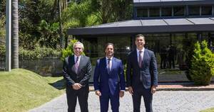 La Nación / Peña, Fernández y Lacalle avanzan en preparativos del Mundial 2030
