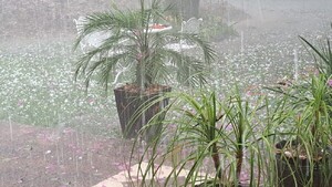 Temporal con caída de granizos afecta a Ñeembucú y Misiones