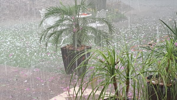 Temporal con caída de granizos afecta a Ñeembucú y Misiones