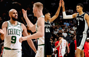 Versus / Celtics vencen a los Heat y Wembanyama estrena triunfo con los Spurs en la NBA