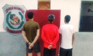 Tres jóvenes fueron demorados e incautan marihuana tras intervención de fiesta ZV en Luque