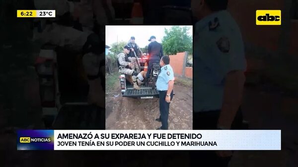 Video: Amenazó a su expareja y fue detenido - ABC Noticias - ABC Color