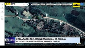 Video: Pobladores reclaman reparación de camino  - ABC Noticias - ABC Color