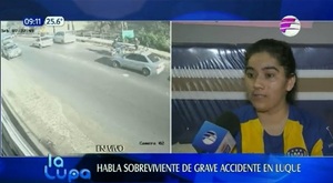 Habló la sobreviviente de grave accidente en Luque: "Es un milagro que yo esté acá" - Noticias Paraguay