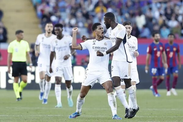 Real Madrid remontó y superó 2-1 a Barcelona en el derbi español - Fútbol Internacional - ABC Color