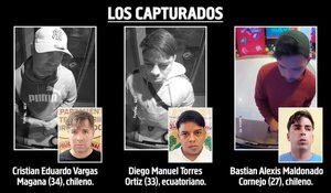 Asaltacajeros canjearon en Paraguay dólares manchados robados en Chile - Policiales - ABC Color