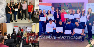 ESTUDIANTES DEL CURSO DE BARBERÍA PROFESIONAL DEL SNPP RECIBIERON SUS CERTIFICADOS - Itapúa Noticias