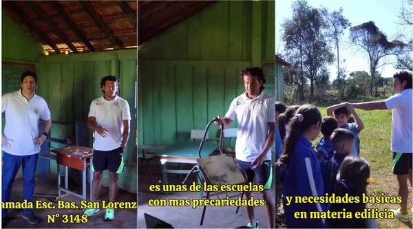 [VIDEO] ¡Nelson Haedo construirá aulas para una escuela de su valle!
