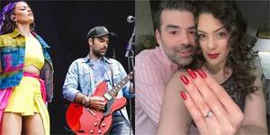 [GALERÍA] ¡Cantante nacional se casará con su músico!