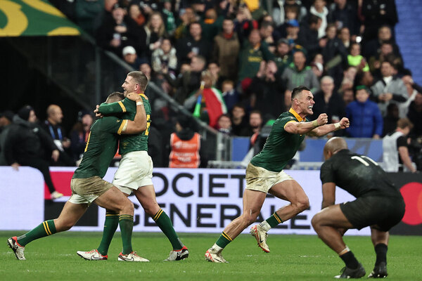 ¡Tetracampeón mundial! Sudáfrica superó a Nueva Zelanda y es campeón del Mundial de Rugby - Radio Imperio 106.7 FM