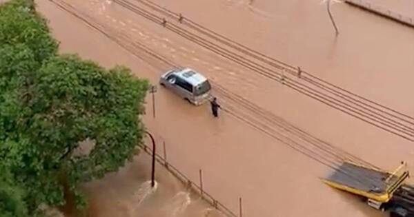 La Nación / Intensas lluvias causaron raudales e inundaciones