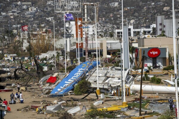Casi 40 muertos por el huracán Otis en México | 1000 Noticias