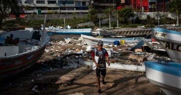 México: Cifra de muertos por el huracán Otis asciende a 39