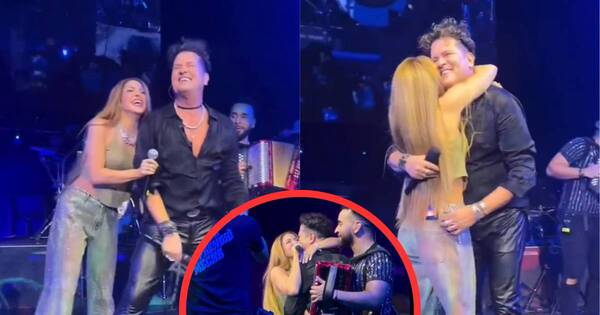 La Nación / ¿Sin Piqué? Shakira cambia la letra de “La bicicleta” y sorprende a Carlos Vives en un concierto