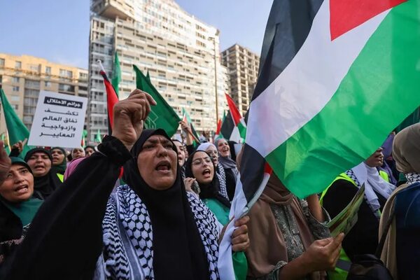 Varios miles de personas se manifiestan en Beirut en apoyo a Gaza - Mundo - ABC Color