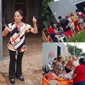 Vecinos agradecen apoyo a feria de comidas y dulces pro-familia Fernández