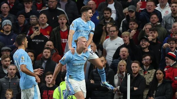 Haaland se lleva el derbi de Manchester