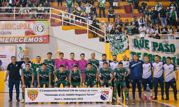 Paranaense es campeón invicto del Nacional C20 de fútbol de salón