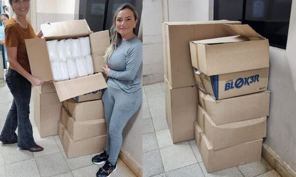 Donan 9 mil tapabocas a hospital de Franco