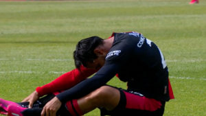 Versus / La insólita ocasión de gol que desperdició "Conejo" Benítez en Colón de Santa Fe