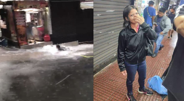 Diario HOY | Joven fue arrastrada por el raudal en zona céntrica de CDE: "Mi mente se bloqueó"