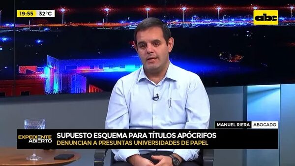 Video: supuesto esquema para títulos apócrifos - ABC Noticias - ABC Color