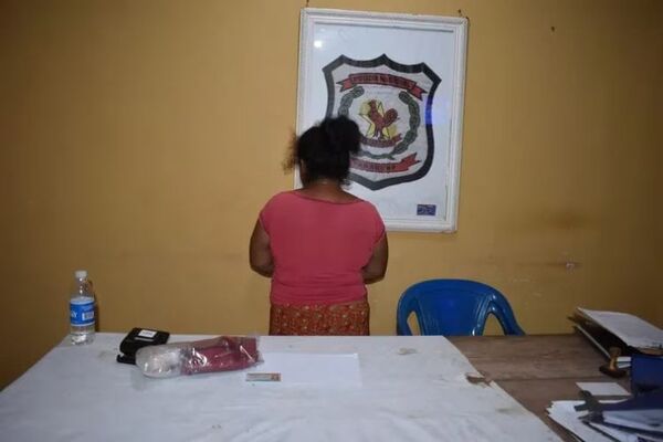 Capturan a presunta microtraficante de drogas en Zanja Pytã