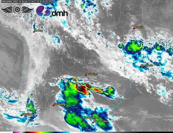 Diario HOY | Aviso de tormentas para el sur del país