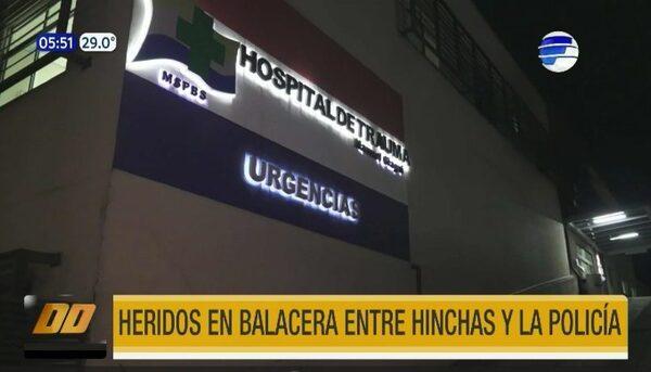 Heridos tras balacera entre hinchas de Cerro y la Policía | Telefuturo