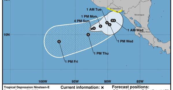 La Nación / El Salvador: declaran estado de emergencia por tormenta tropical Pilar
