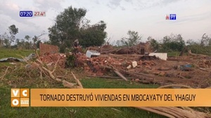 Anciana muere tras destrozos del tornado en Mbocayaty - Noticias Paraguay