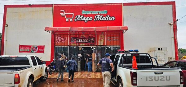 Allanan supermercado e incautan varias mercaderías de contrabando en CDE