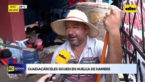 Video: guardiacárceles siguen en huelga de hambre  - ABC Noticias - ABC Color