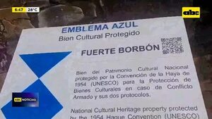 Video: el histórico Fuerte de Borbón recibió el escudo azul de parte de la UNESCO - ABC Noticias - ABC Color
