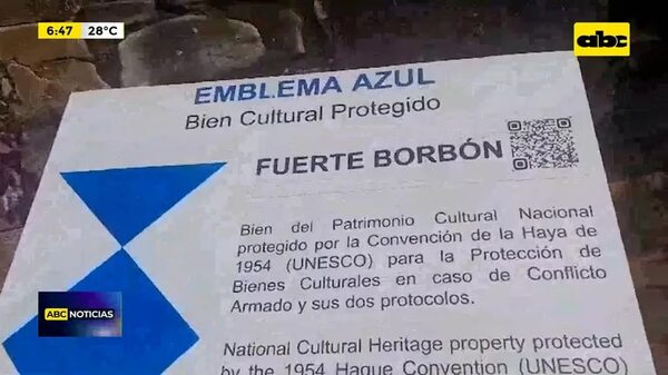 Video: el histórico Fuerte de Borbón recibió el escudo azul de parte de la UNESCO - ABC Noticias - ABC Color