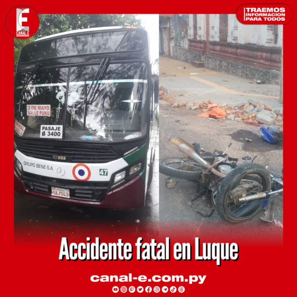 Fatal accidente de tránsito en Luque