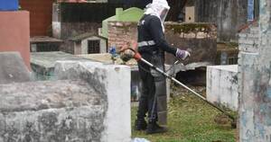 La Nación / Realizan minga ambiental en el cementerio de Lambaré