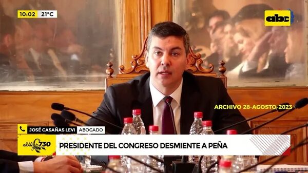 Video: Santiago Peña habló de extorsión para aprobar aumentazos - ABC Noticias - ABC Color