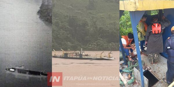 PREFECTURA NAVAL DE ITAPÚA RECUPERÓ BALSA QUE ESTABA A LA DERIVA - Itapúa Noticias