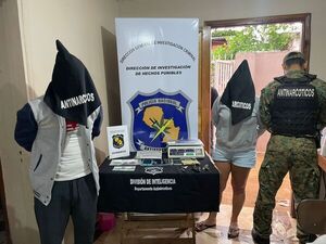 Antinarcóticos desarticulan grupo que se dedicaba al microtráfico entre Asunción y PJC