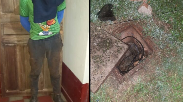 Hombre fue condenado a más de 2 años de cárcel por robar cables - Noticiero Paraguay