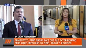 Aumentazo: Peña ahora dice que fue extorsionado | Telefuturo