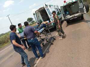 Militar fallece tras caer de una moto en la ruta PY22