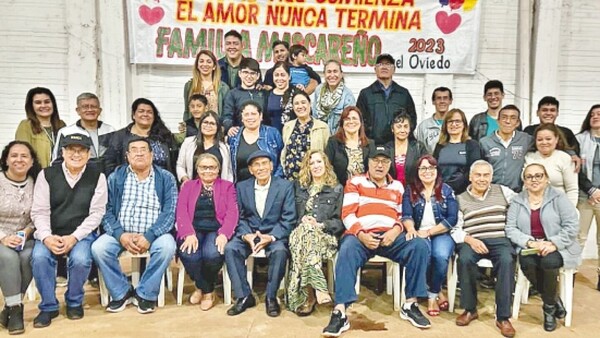 Amena reunión de la familia Mascareño