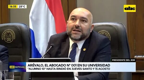Video: Orlando Arévalo, el abogado nº 001 en su universidad - ABC Noticias - ABC Color