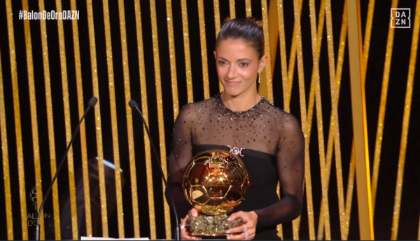 (VIDEO). La campeona del mundo española Aitana Bonmatí conquista su primer Balón de Oro