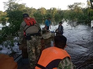 Ayolas bajo agua | 1000 Noticias