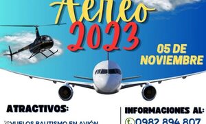 Festival aéreo será este domingo en aeropuerto Guaraní