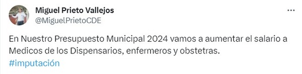 Prieto promete aumento salarial, mientras adeuda dos meses a funcionarios