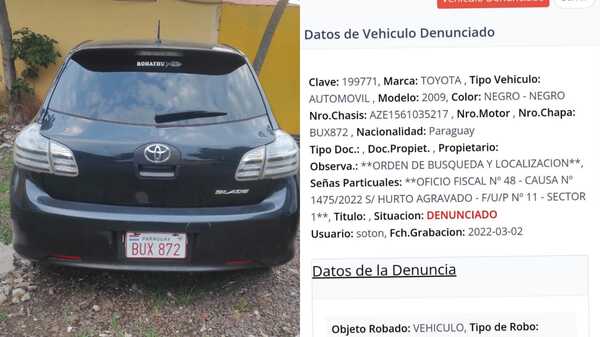 Agentes policiales incautaron vehículo vinculado con un hecho punible - Oasis FM 94.3